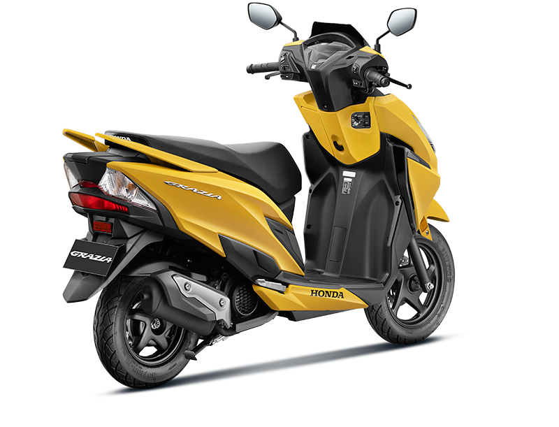 Honda Grazia 125 Bs6 Price Grazia Bs6 Yellow Colour Grazia Scooty